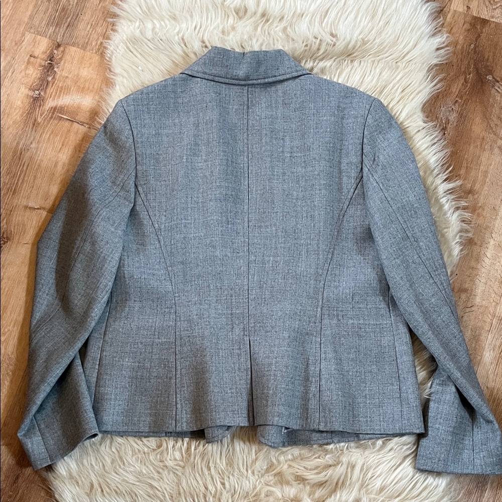 Pendleton Light Gray Women's Suit Jacket - image 3